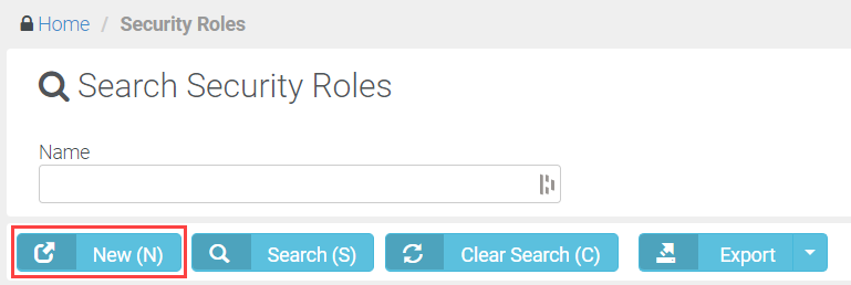 new security role